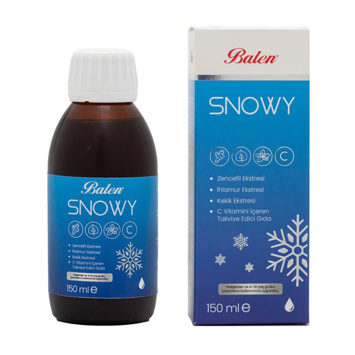 Balen Snowy Bitki Ekstraktı Ve C Vitamini Şurup 150 Ml