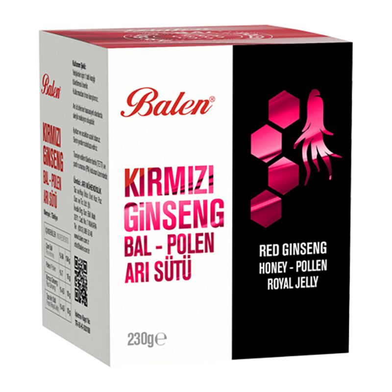 Balen Bal Polen Ginseng Arı Sütü Karışımı Macunu 230 gr