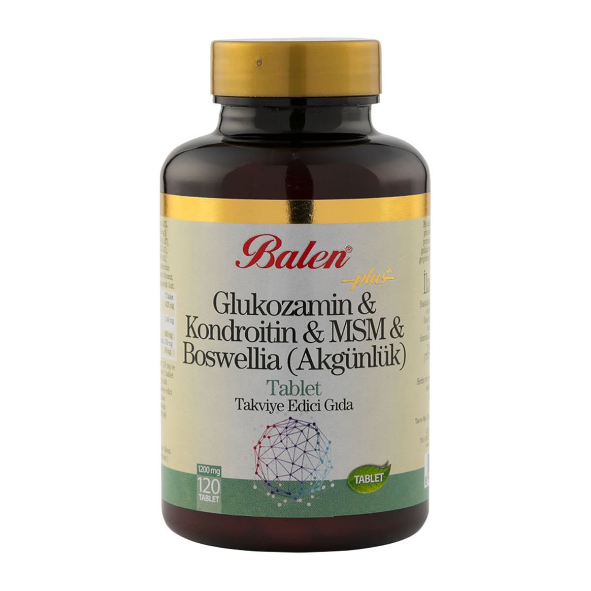 Balen Glukozamin Kondroitin Msm Boswellia 1200 Mg*120 Tablet