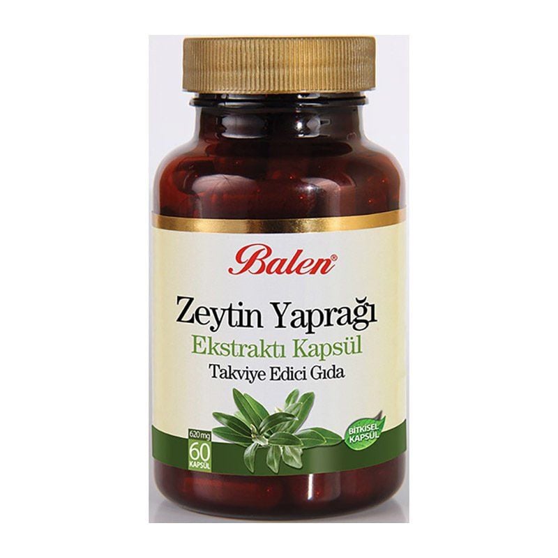 Balen Zeytin Yaprağı Ekstraktı Kapsül 620 Mg 60 Adet