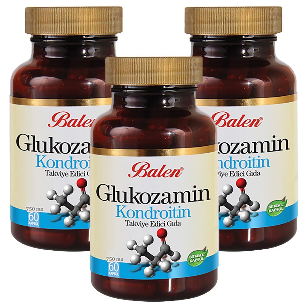 Balen Glukozamin Kondroitin 675 Mg 60 Kapsül 3 Adet