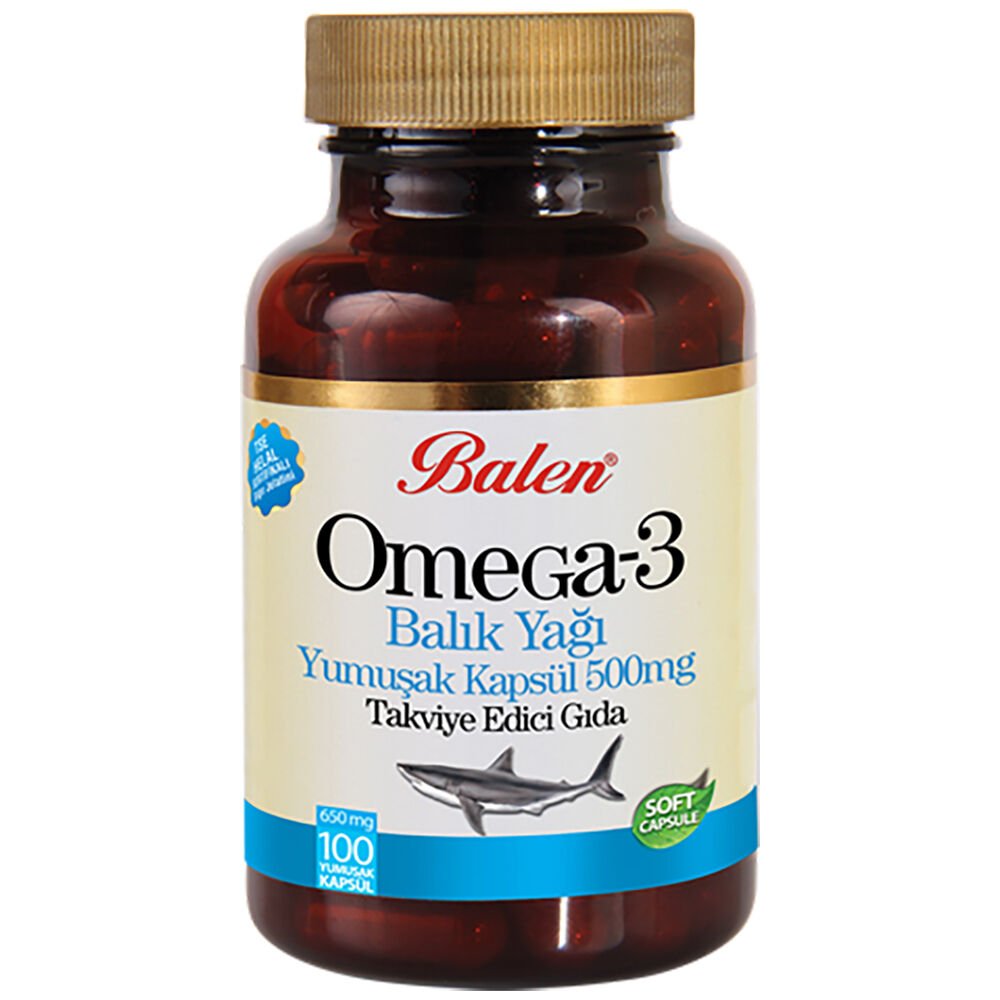Balen Omega 3 Balık Yağı 650 Mg 100 Yumuşak Kapsül
