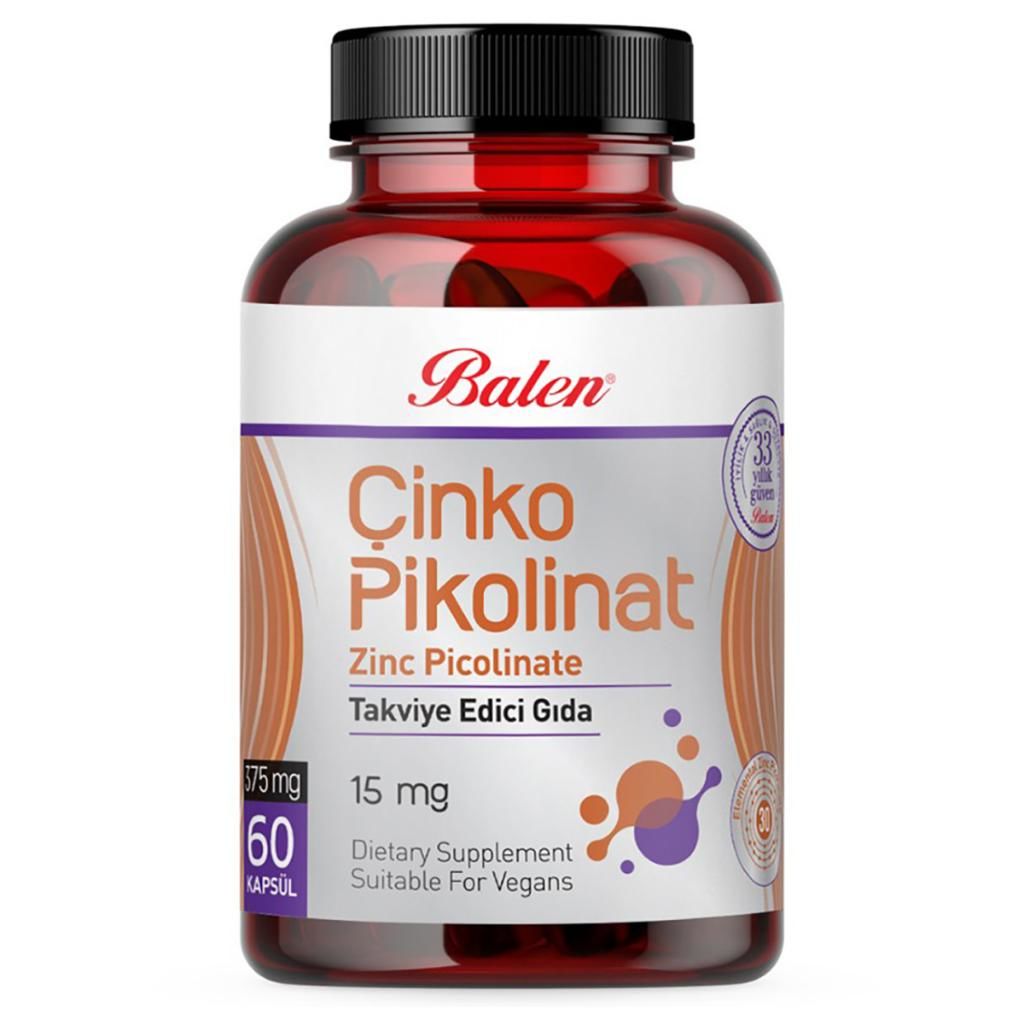 Balen Çinko Pikolinat Kapsül 375 Mg*60
