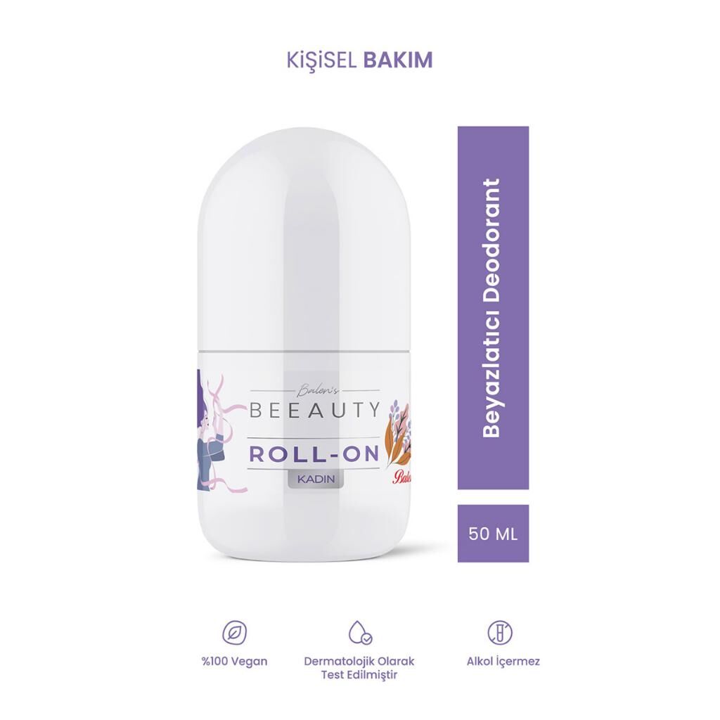 Balen’s Beeauty Kadın Beyazlatıcı Deodorant Roll On 50 Ml